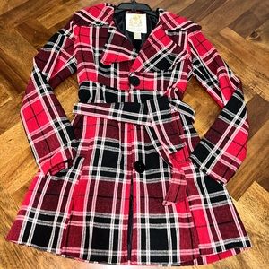 Wet Seal Plaid Coat